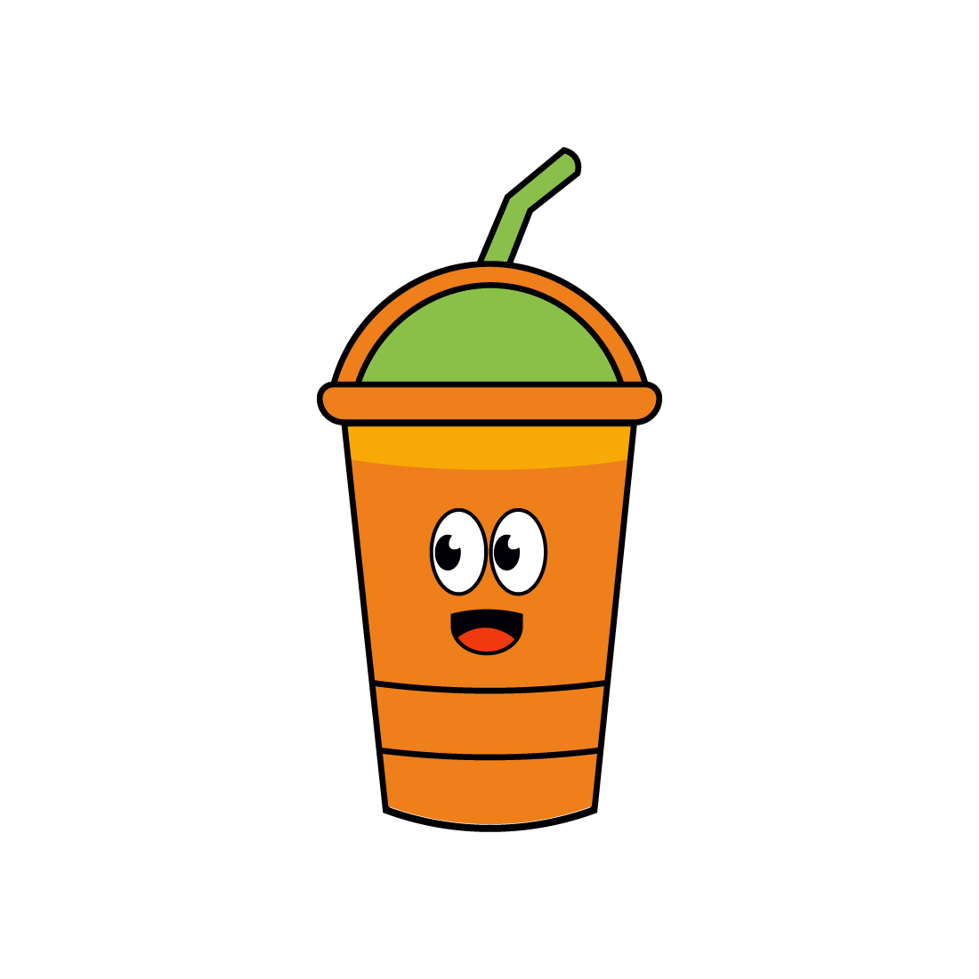 Juice Illustration On White Background preview image.