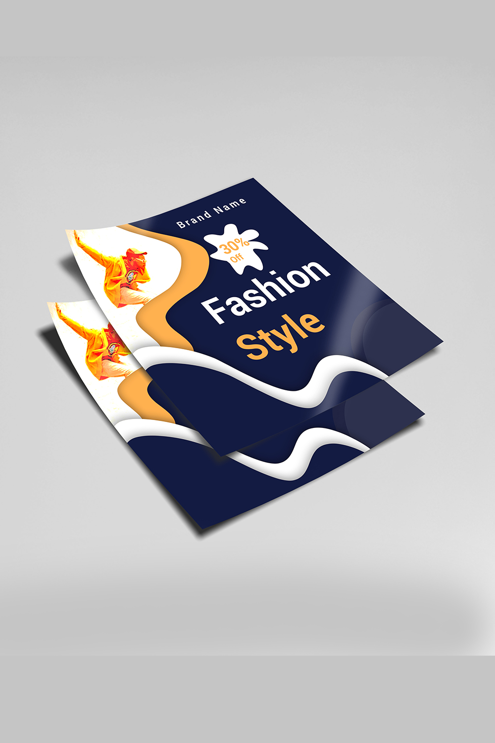 Fashio style poster design ( Best for fashion promotion ) pinterest preview image.