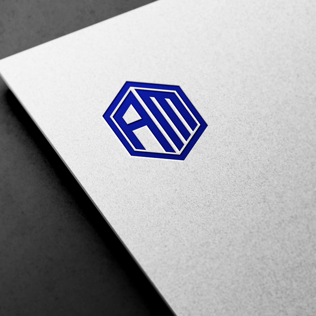AM Logo Design preview image.