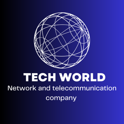High quality tech logo cover image.