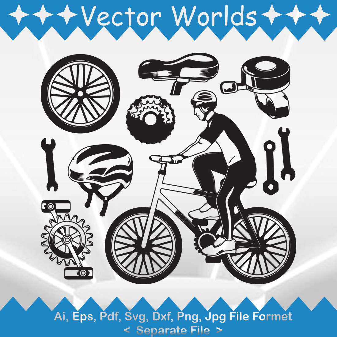 Cycle Element SVG Vector Design preview image.