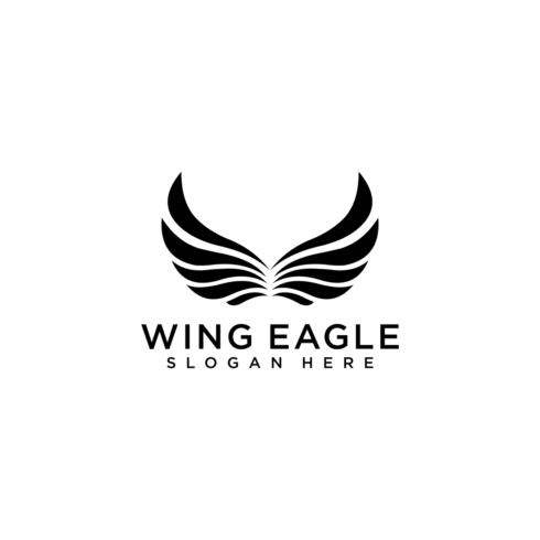 wings eagle logo design cover image.