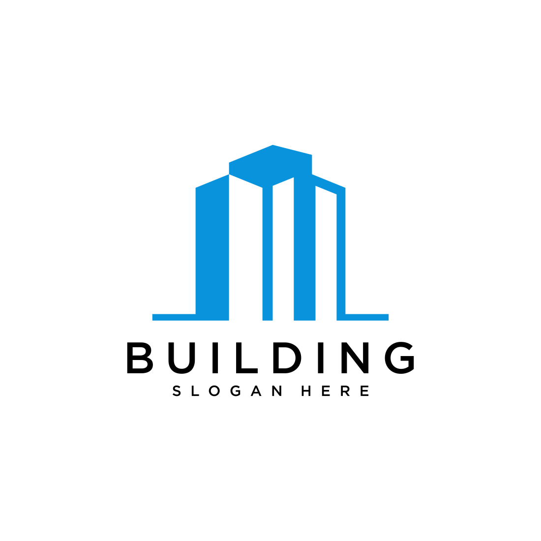 building logo vector design cover image.