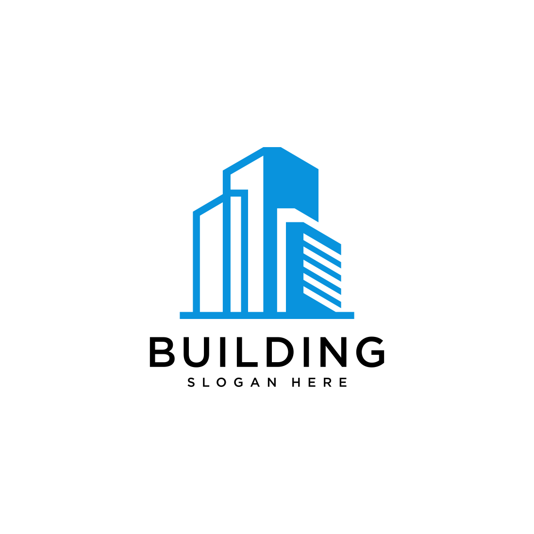 building logo vector design preview image.