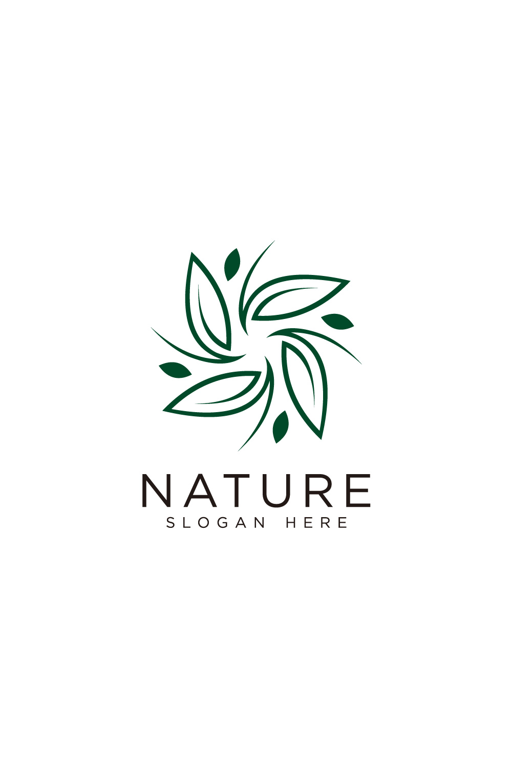 flower nature logo vector pinterest preview image.