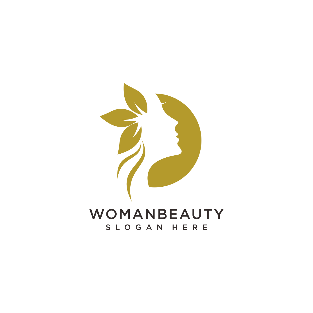 mowan face beauty logo vector preview image.
