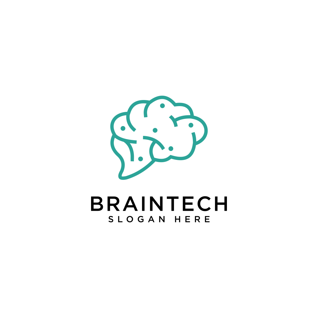 brain logo vector design cover image.