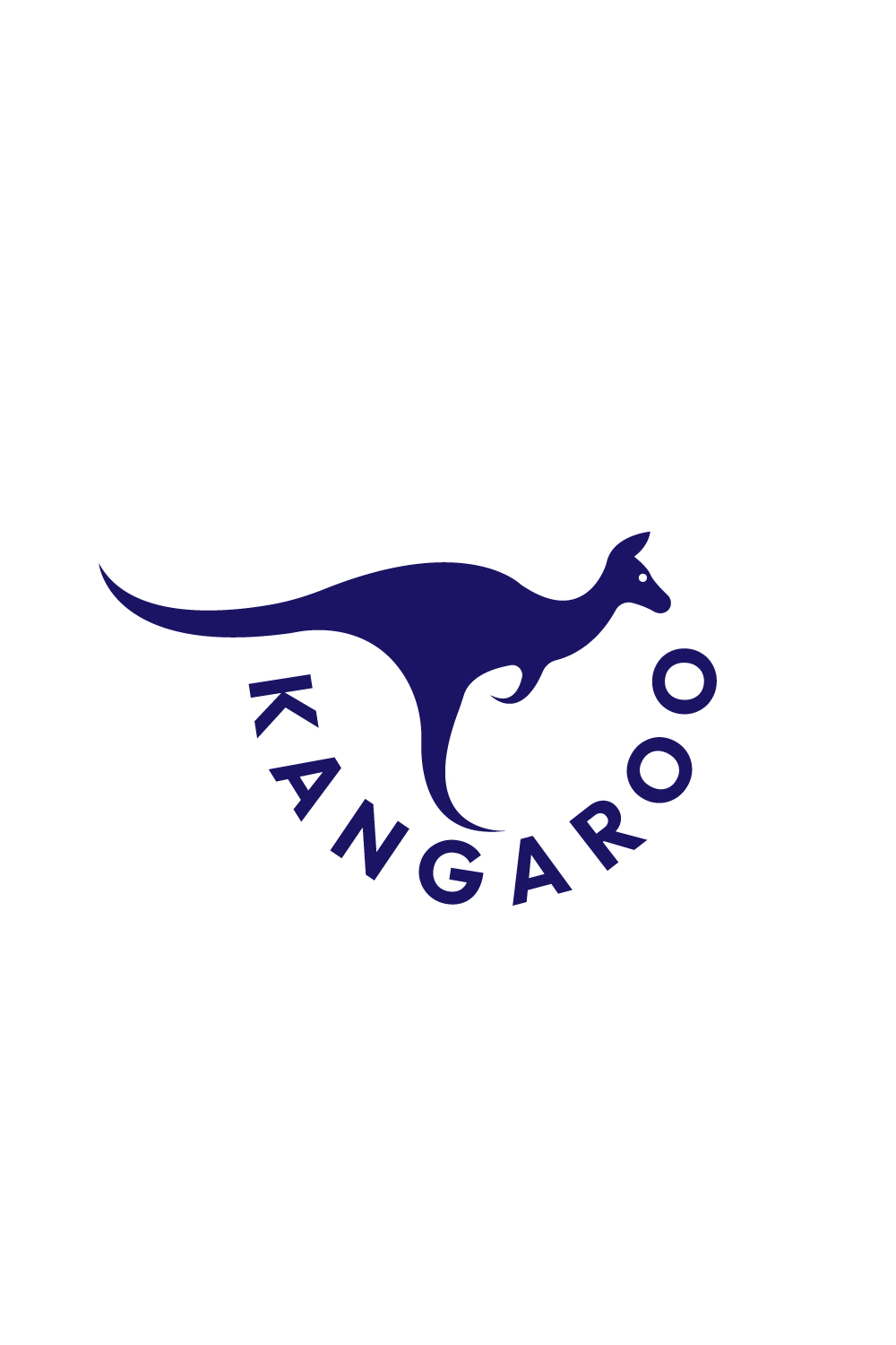 Kangaroo Animal Logo and Icon pinterest preview image.