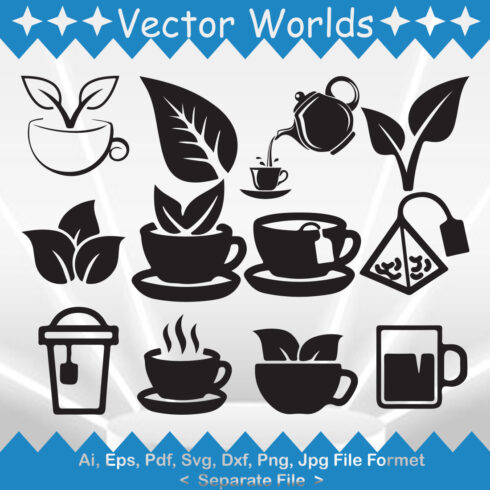 Tea Icon SVG Vector Design cover image.