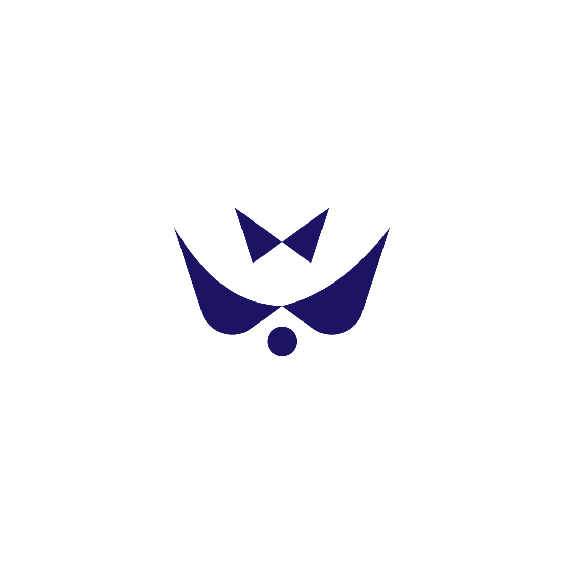 Minimalist Bird Logo Design and Icon preview image.