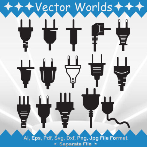 Plug SVG Vector Design cover image.