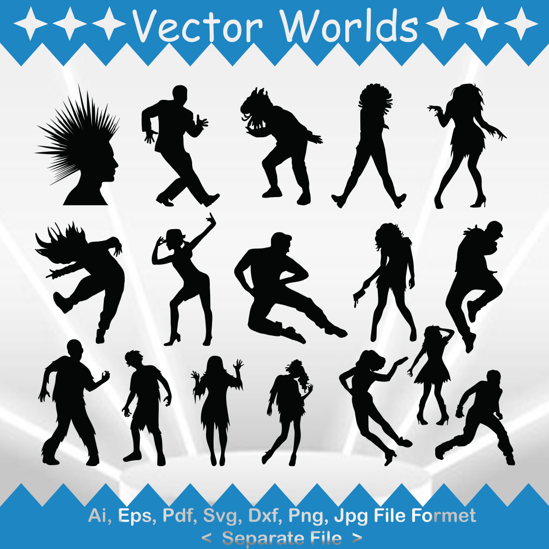 Punk SVG Vector Design cover image.