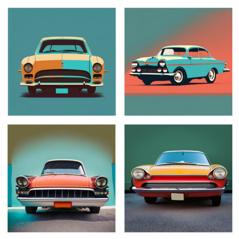 08pcs Premium Car flyer, poster Vectors and Illustrations Design- only in $4 cover image.