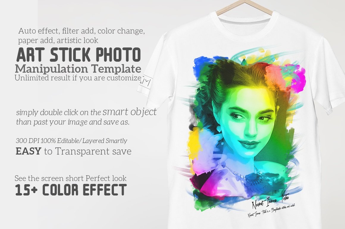 art stick photo template cover 368