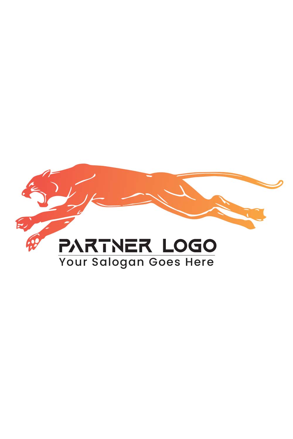 Animal logo pinterest preview image.