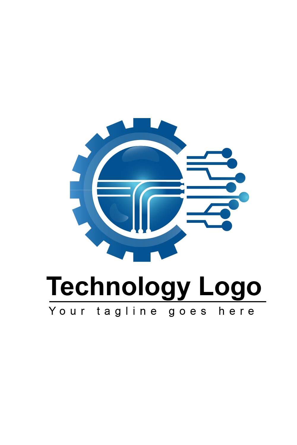 Technology Logo pinterest preview image.