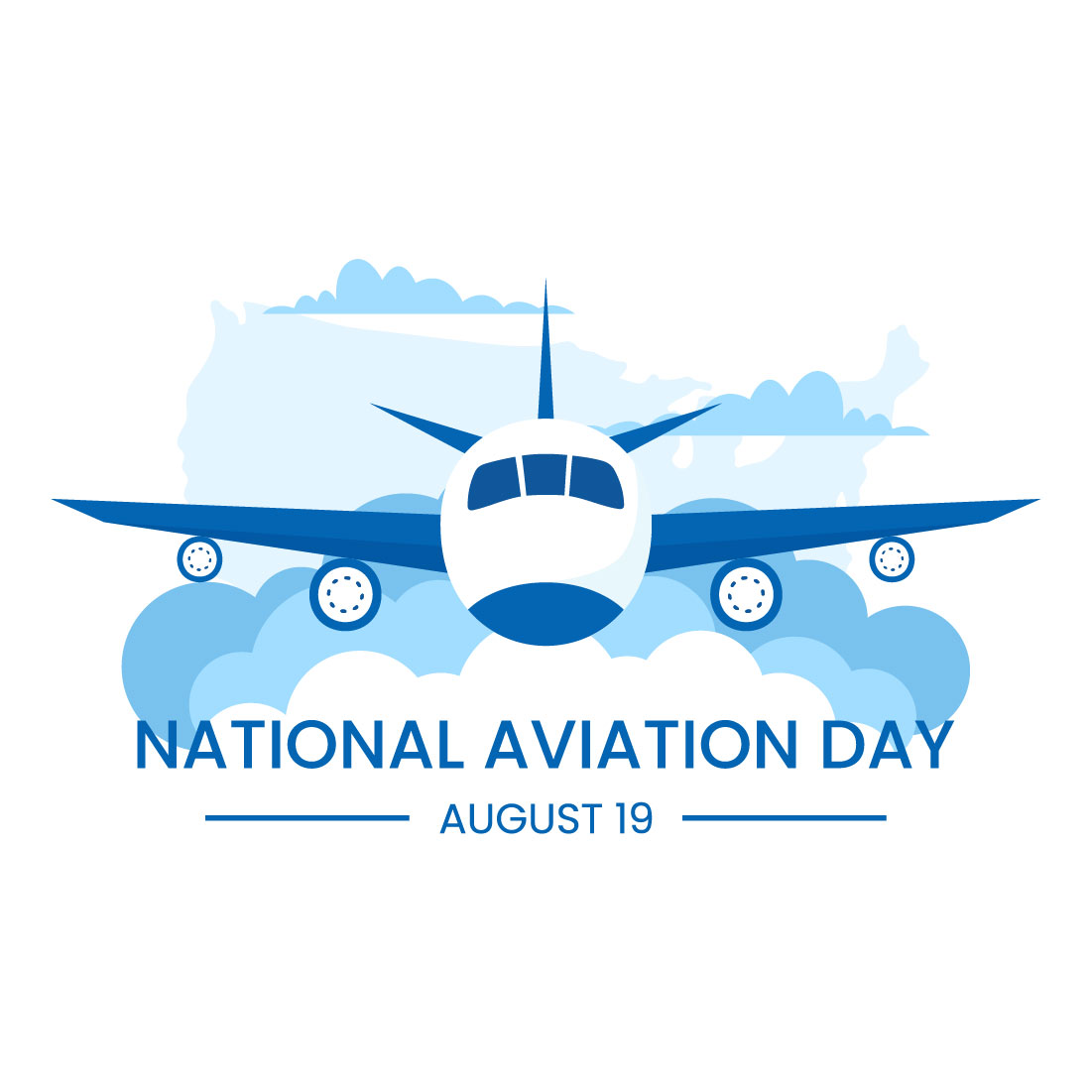 13 National Aviation Day Illustration cover image.