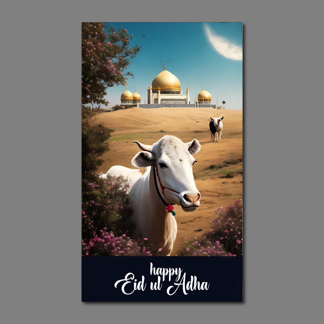 06pc Premium Eid ul Adha, Eid al Adha Poster, Flyer Design Template preview image.