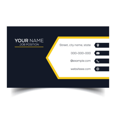 Creative and modern corporate business card template cover image.