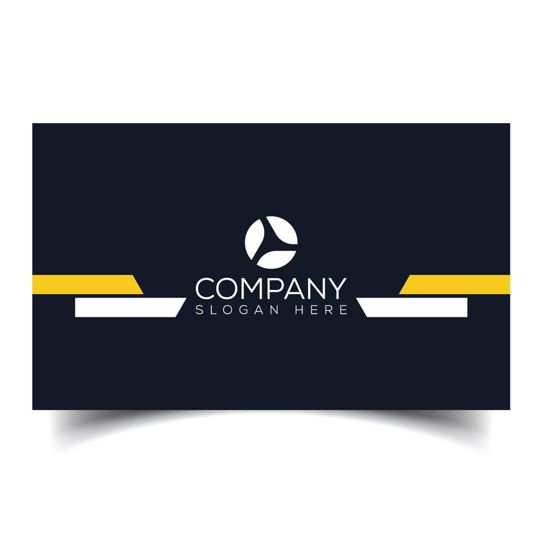 Creative and modern corporate business card template preview image.