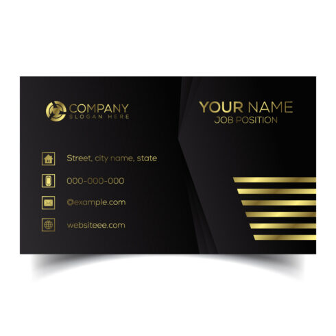 Creative and modern corporate business card template cover image.