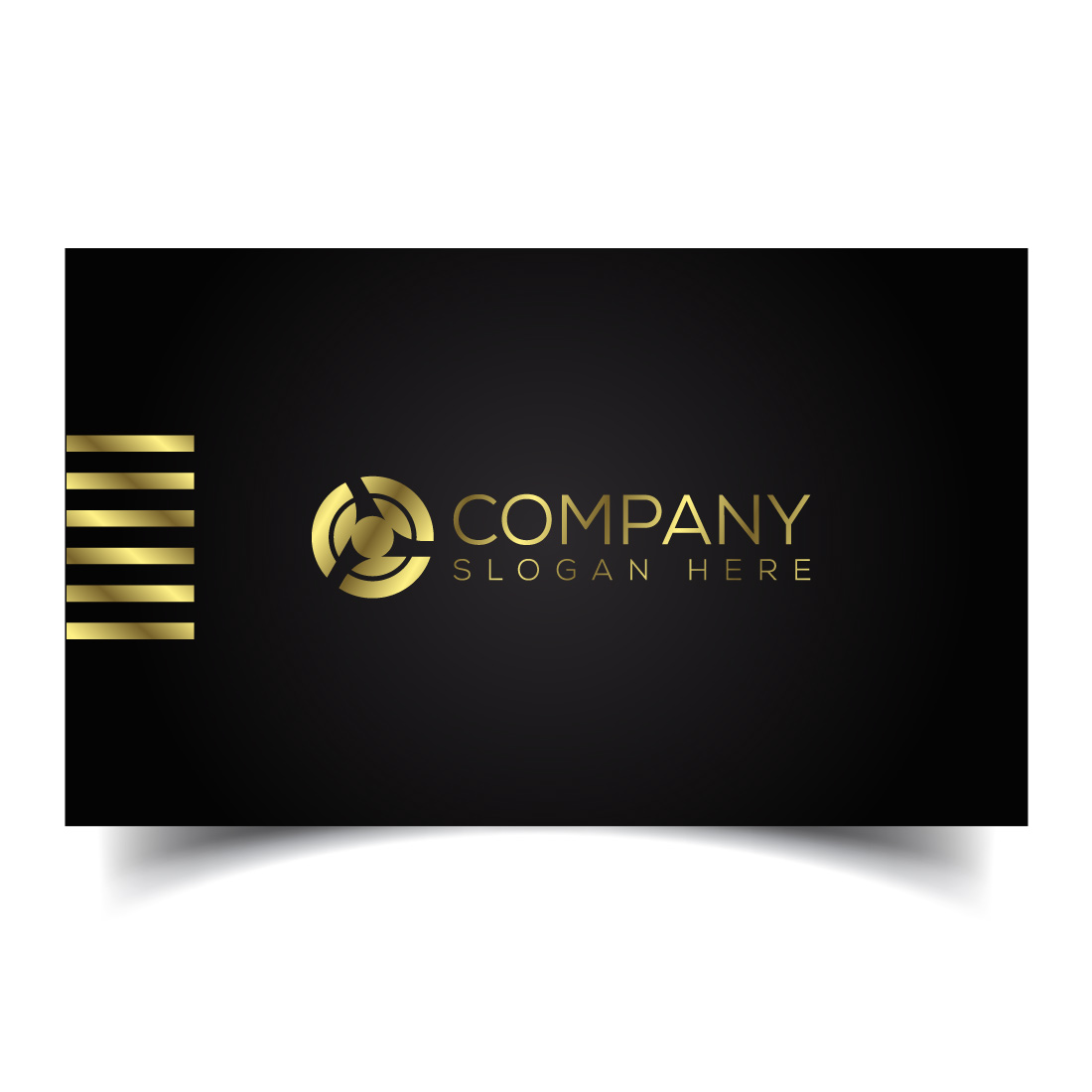 Creative and modern corporate business card template preview image.