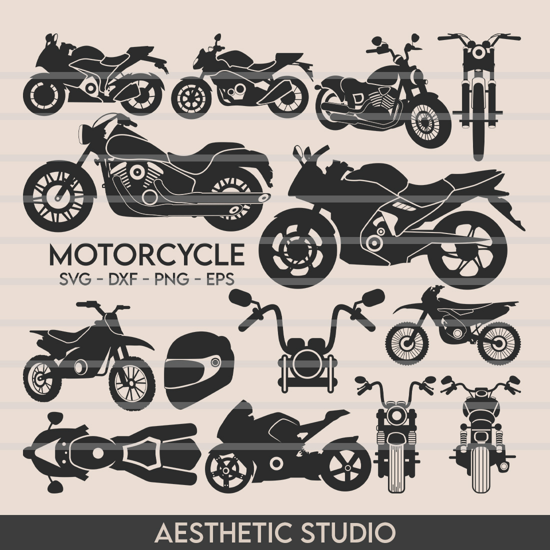 Motorcycle SVG, Motorcycle, Motor Bike Svg, Motorcycle Files For Cricut, Bike Svg, Motor cycle Svg, Clipart, Instant Download, Dxf, Png, Eps cover image.