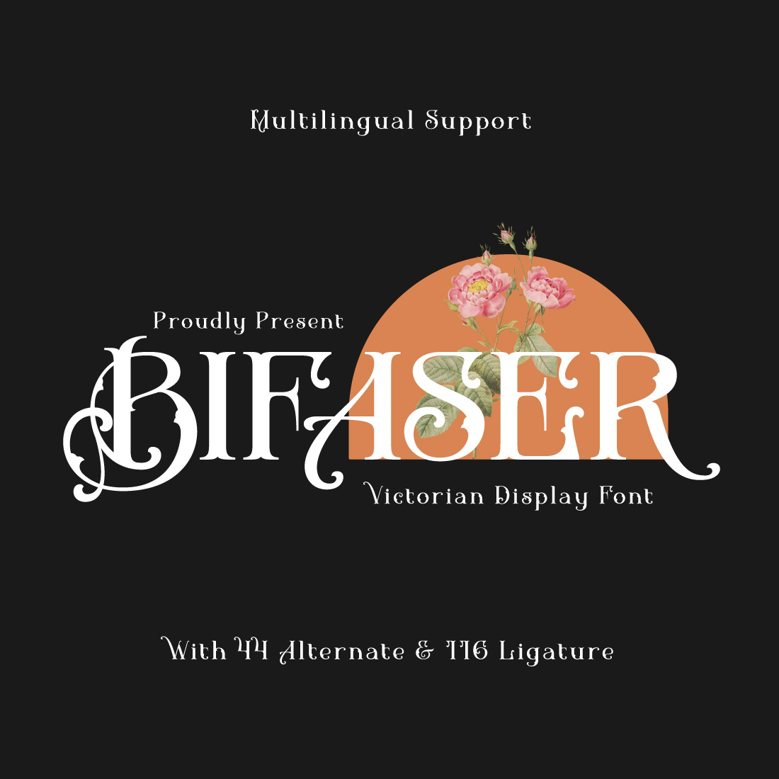 BIFASER – Victorian Font preview image.