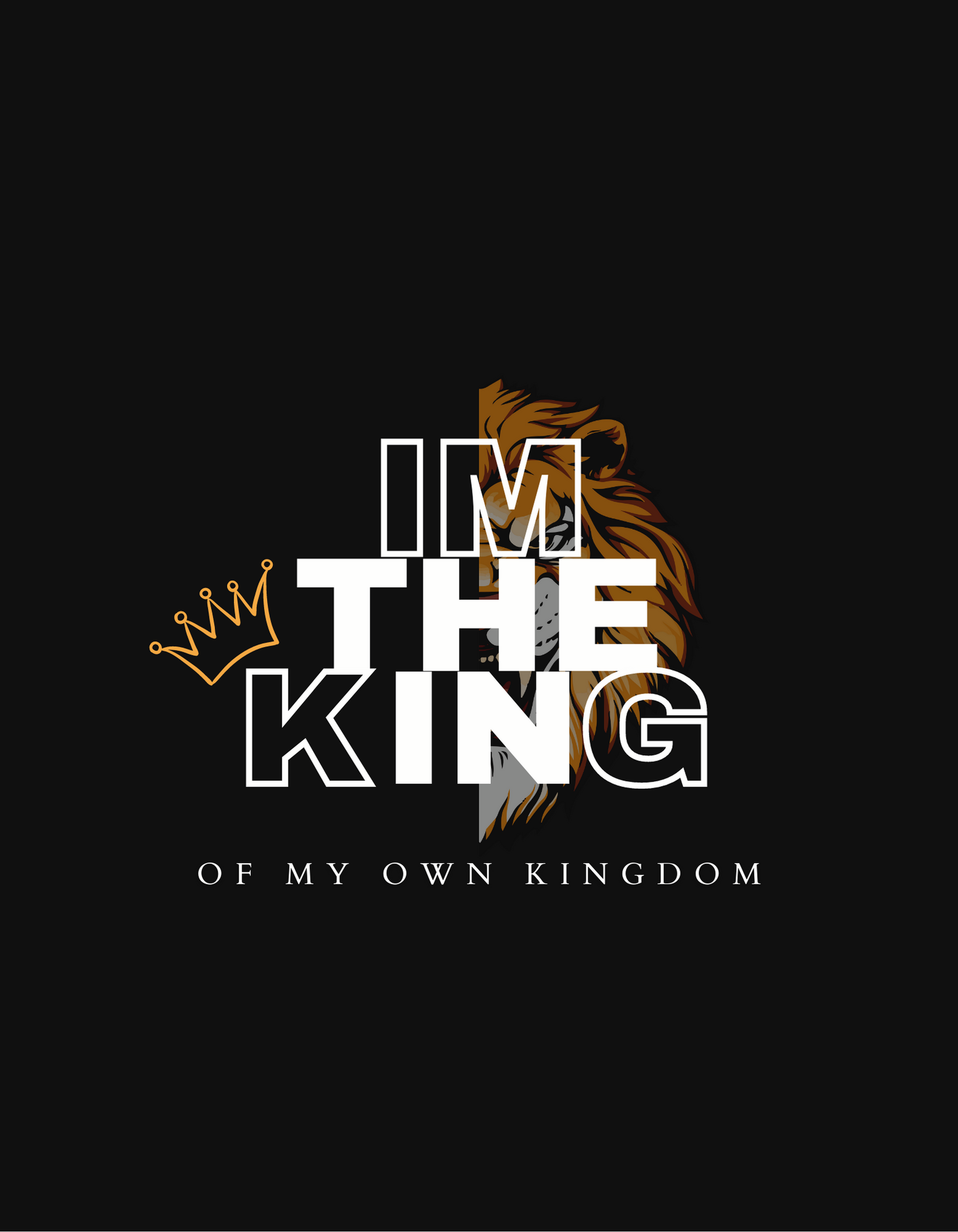 black and white modern the king t shirt 297