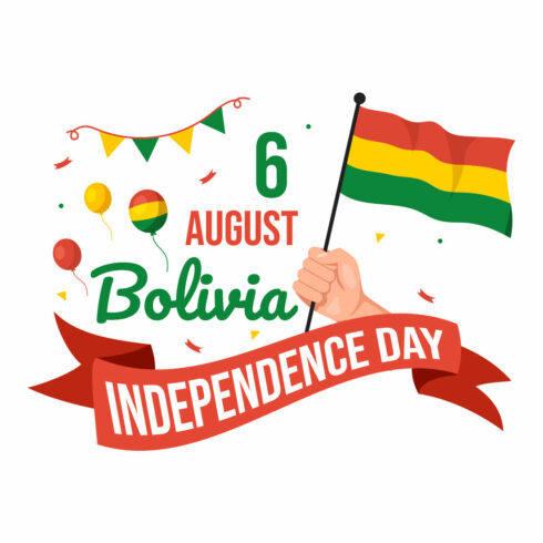 19 Bolivia Independence Day Illustration cover image.