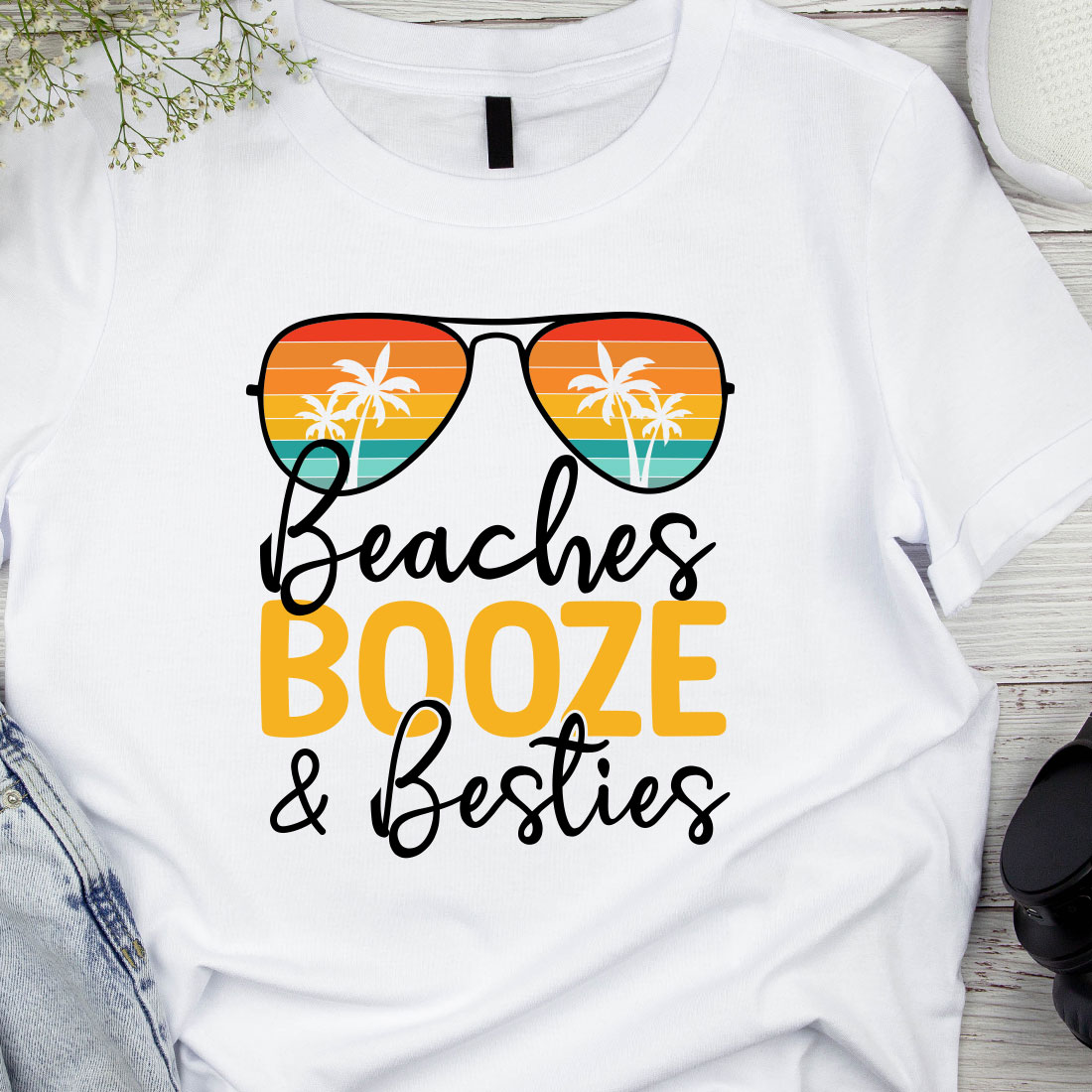 Summer Vacation T-shirt Design Bundle- 02 preview image.