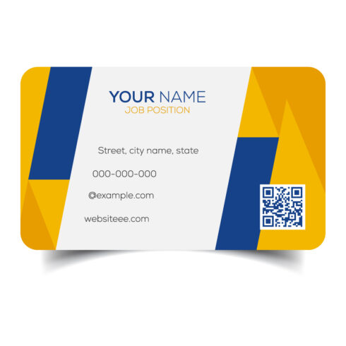 Creative and modern corporate business card template cover image.