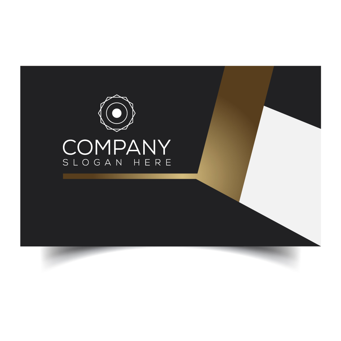 Creative and modern corporate business card template preview image.