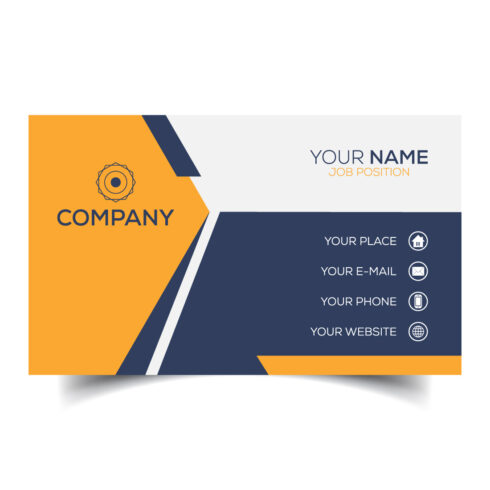 Creative and modern corporate business card template cover image.