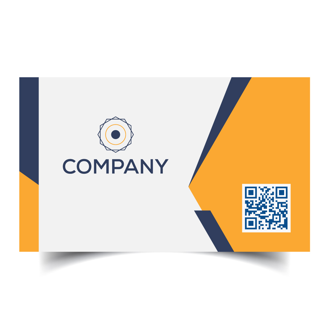 Creative and modern corporate business card template preview image.