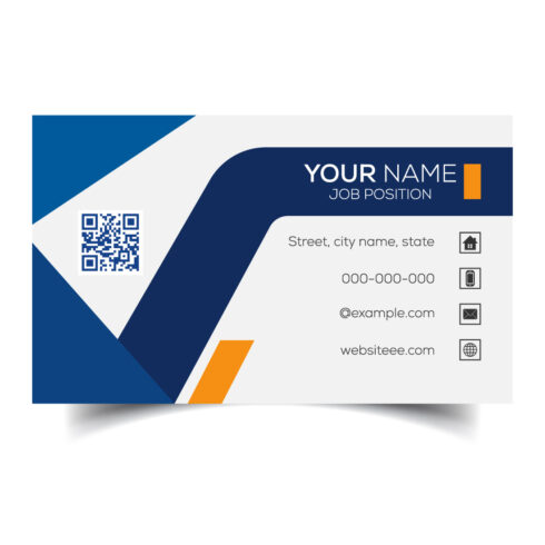 Creative and modern corporate business card template cover image.