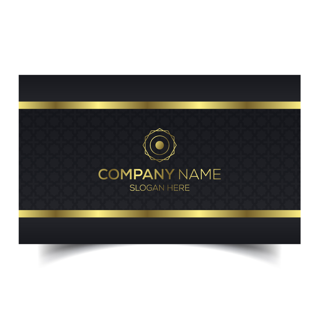 Creative and modern corporate business card template preview image.