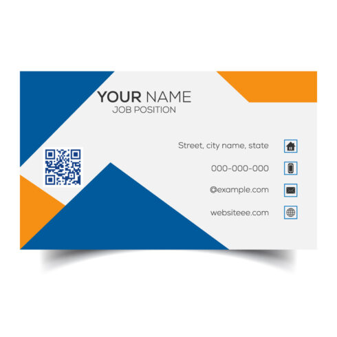 Creative and modern corporate business card template cover image.