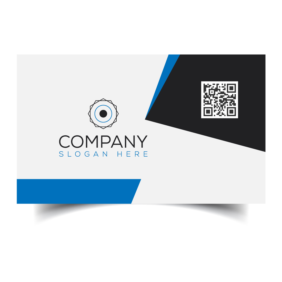 Creative and modern corporate business card template preview image.