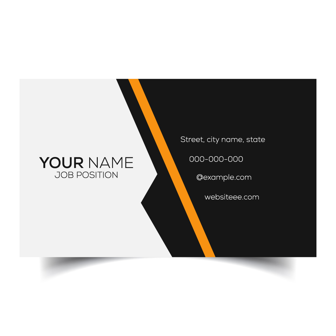 Creative and modern corporate business card template cover image.