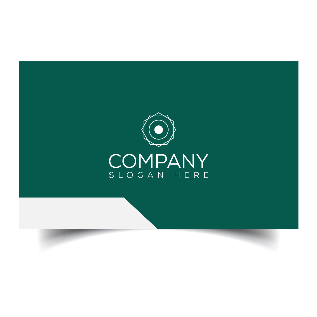 Creative and modern corporate business card template preview image.