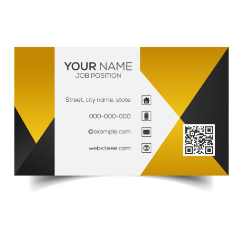 Creative and modern corporate business card template cover image.