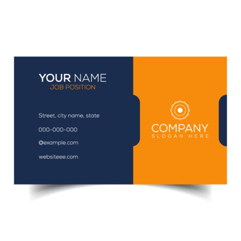 Creative and modern corporate business card template cover image.