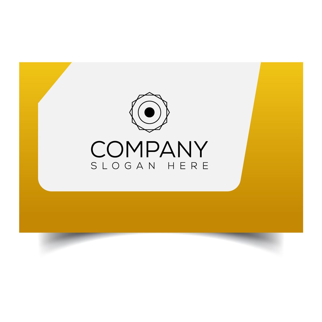 Creative and modern corporate business card template preview image.