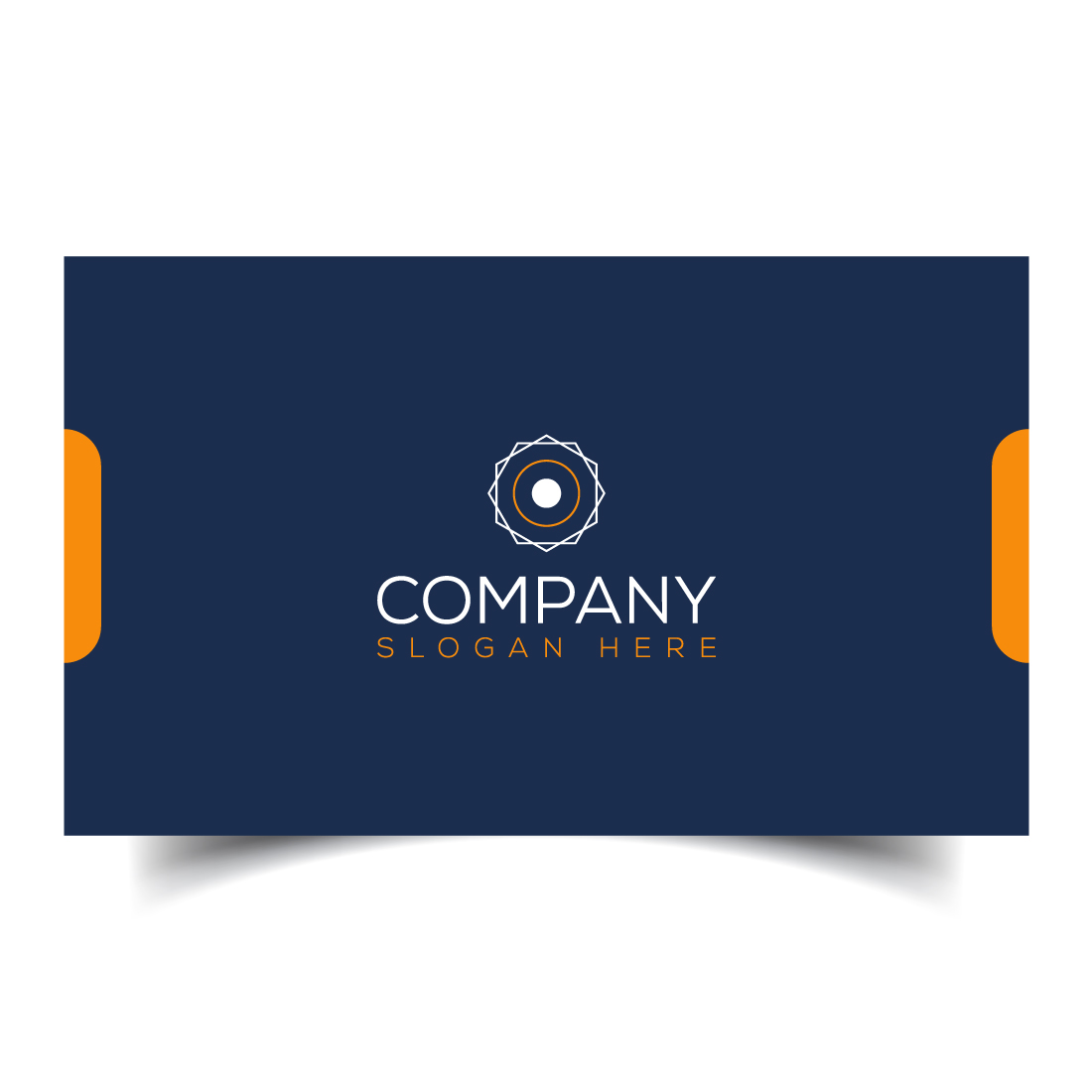 Creative and modern corporate business card template preview image.