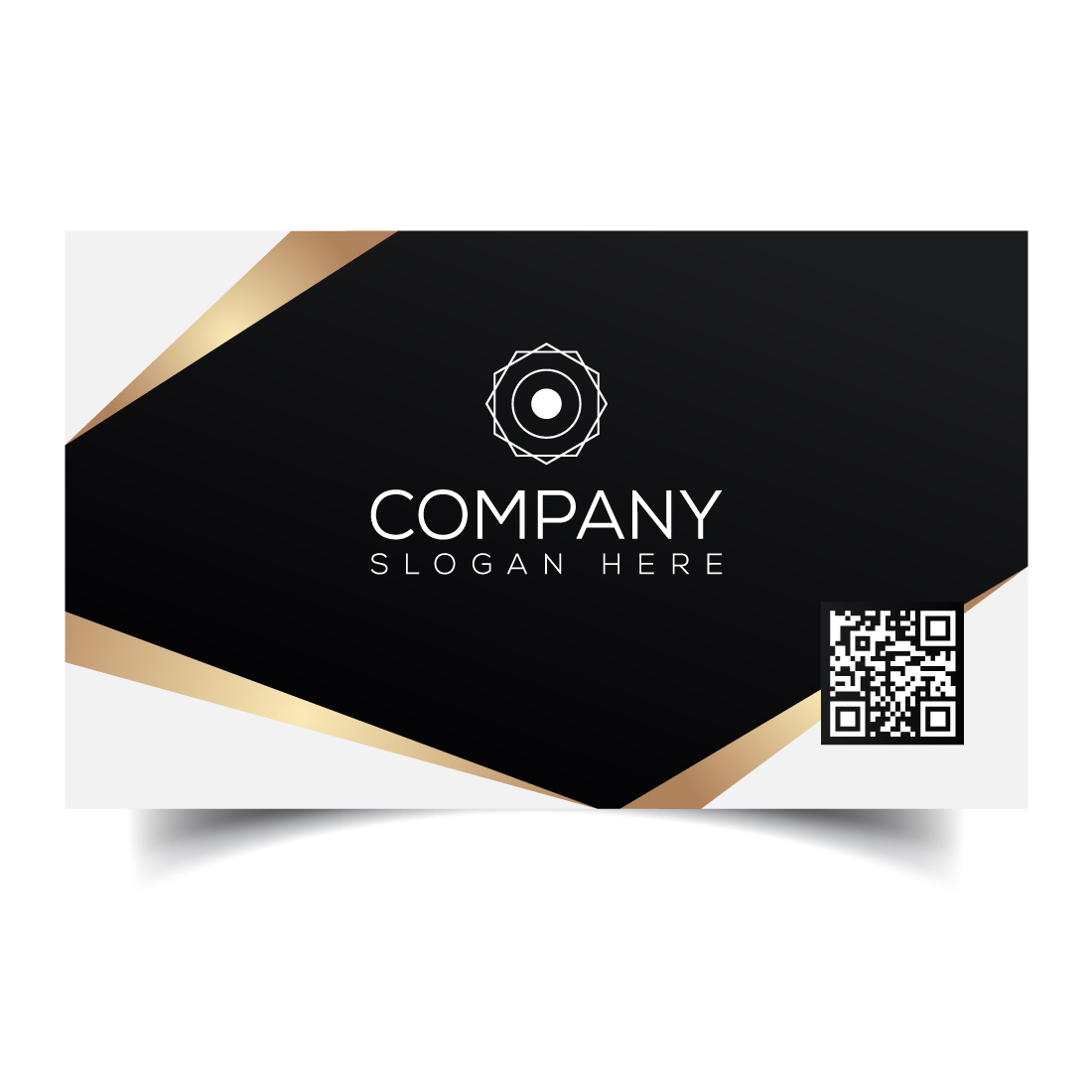 Creative and modern corporate business card template preview image.