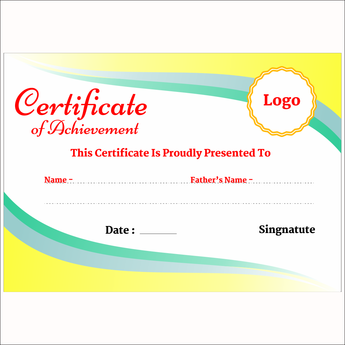 certificate preview image.