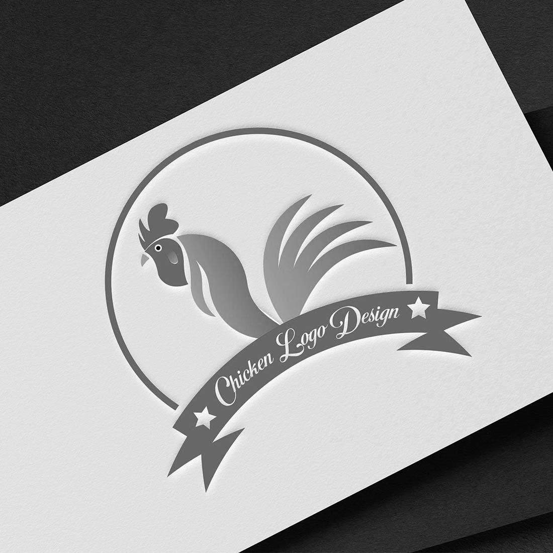 Creative Chicken Restaurant Logo Design-100% editable unique logo preview image.