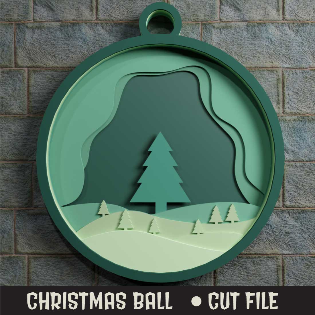 Christmas Background in Ball Multilayer preview image.