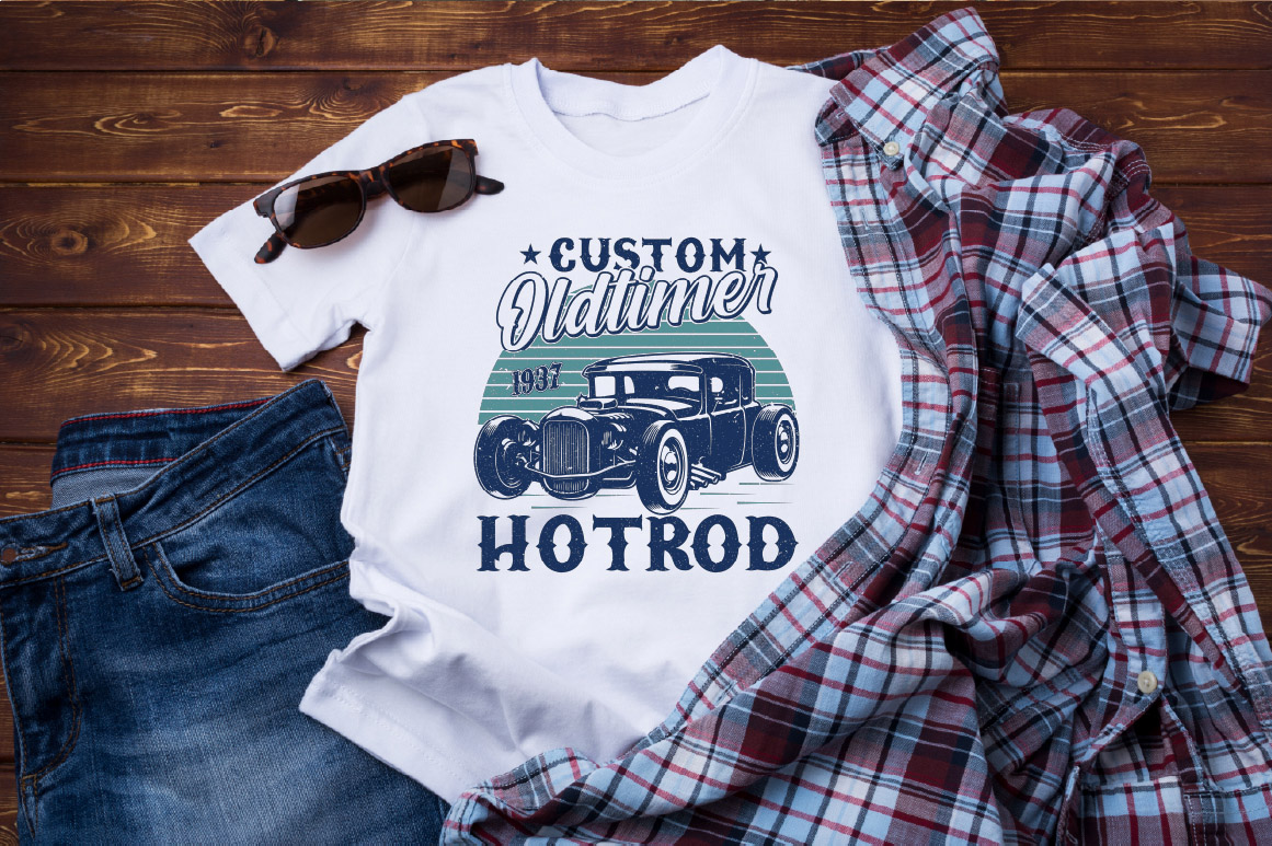 custom oldtimer 1937 hotrod hot rod t shirt design vector 1 589
